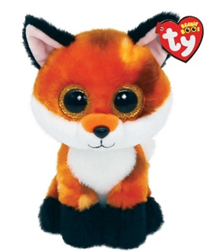 PELUCHE TY BEANIE BOOS - MEADOW RENARD ORANGE PETIT 6"