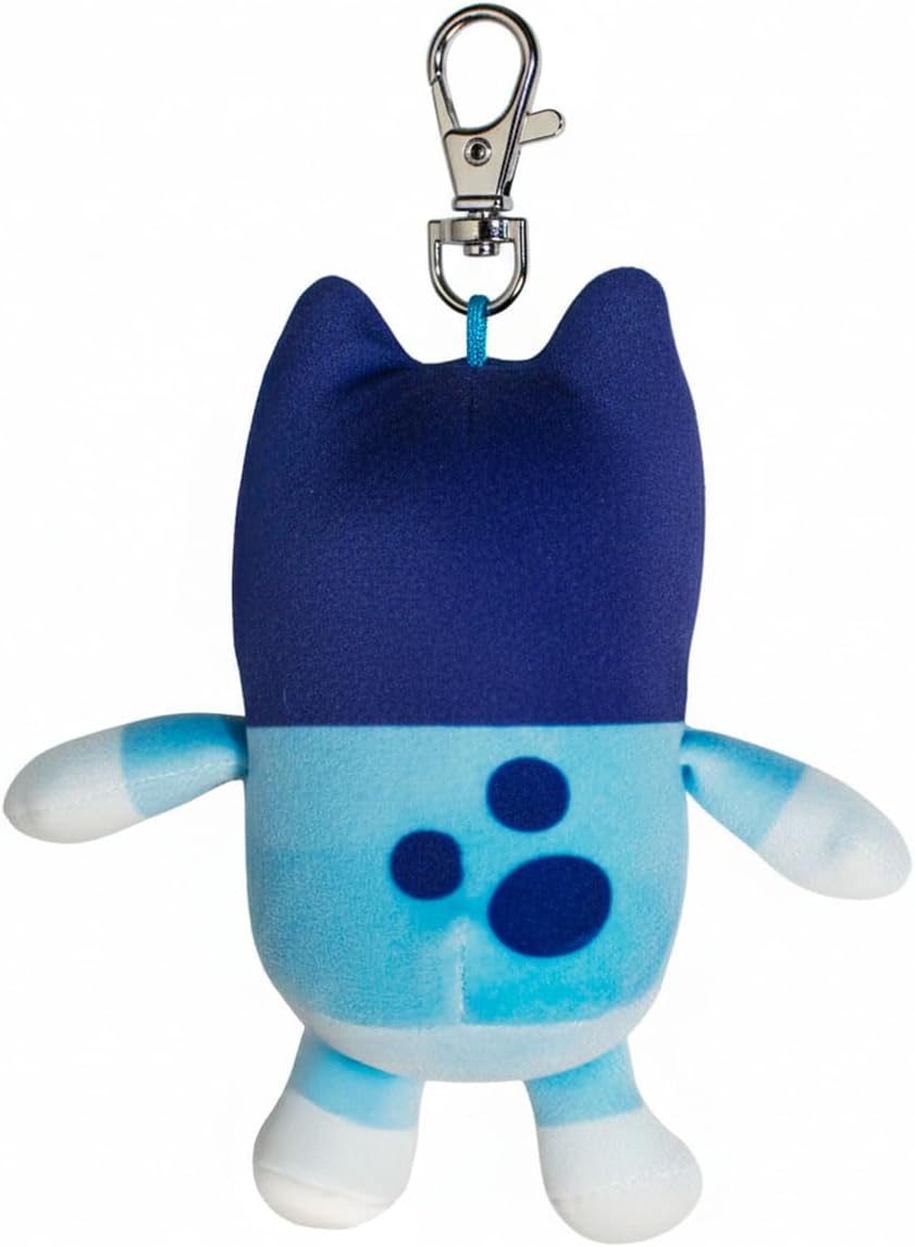 TY BLUEY FLOPPY - BLUEY KEYCLIP 5"