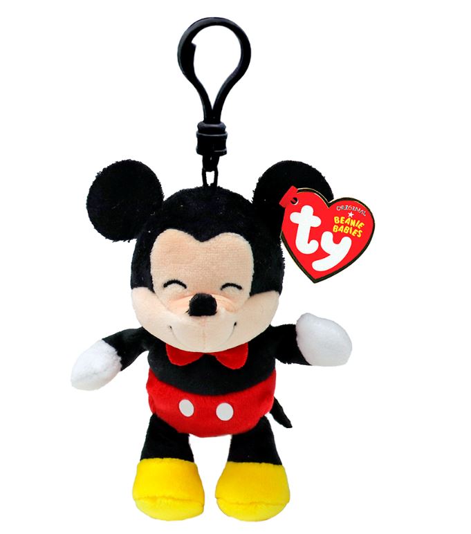 TY DISNEY FLOPPY - MICKEY MOUSE PORTE-CLÉS 5"