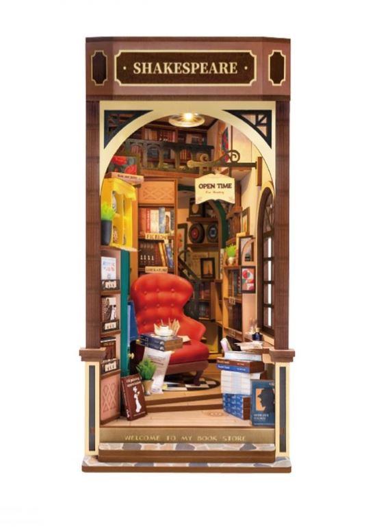 BOOK NOOK BRICOLAGE DIY - LIBRAIRIE (INSERTION D'ÉTAGÈRE DE COIN DE LIVRE)