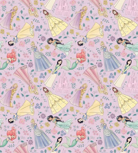 DISNEY PRINCESSES GIFT WRAPPING PAPER 30" X 5 FEET