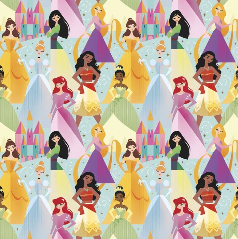 DISNEY PRINCESSES GIFT WRAP 30" X 5 FEET