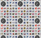 NHL (HOCKEY) WRAPPING PAPER 30" X 5 FEET