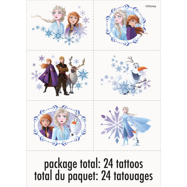 FROZEN 2 24-COUNT TATTOO PACK