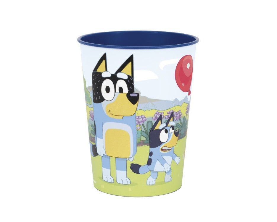 16 OZ PLASTIC CUP - BLUEY