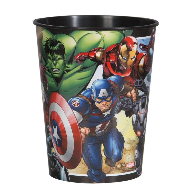 VERRE EN PLASTIQUE 16 OZ - MARVEL AVENGERS