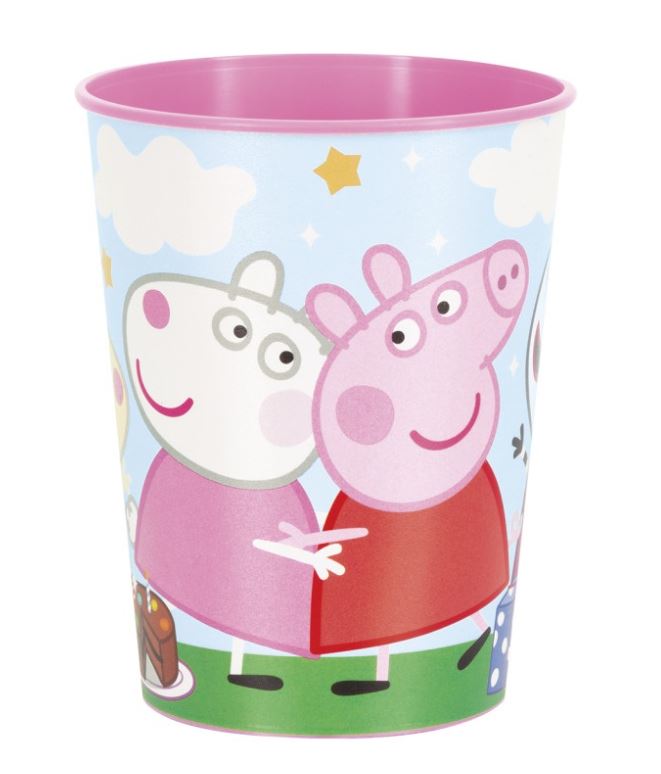 VERRE EN PLASTIQUE 16 OZ - PEPPA PIG