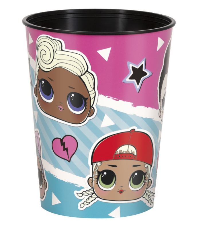 16 OZ PLASTIC CUP - L.O.L SURPRISE DOLL