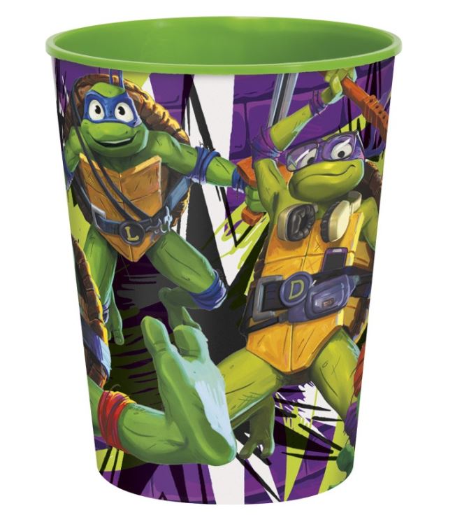 PLASTIC CUP 16 OZ - NINJA TURTLES