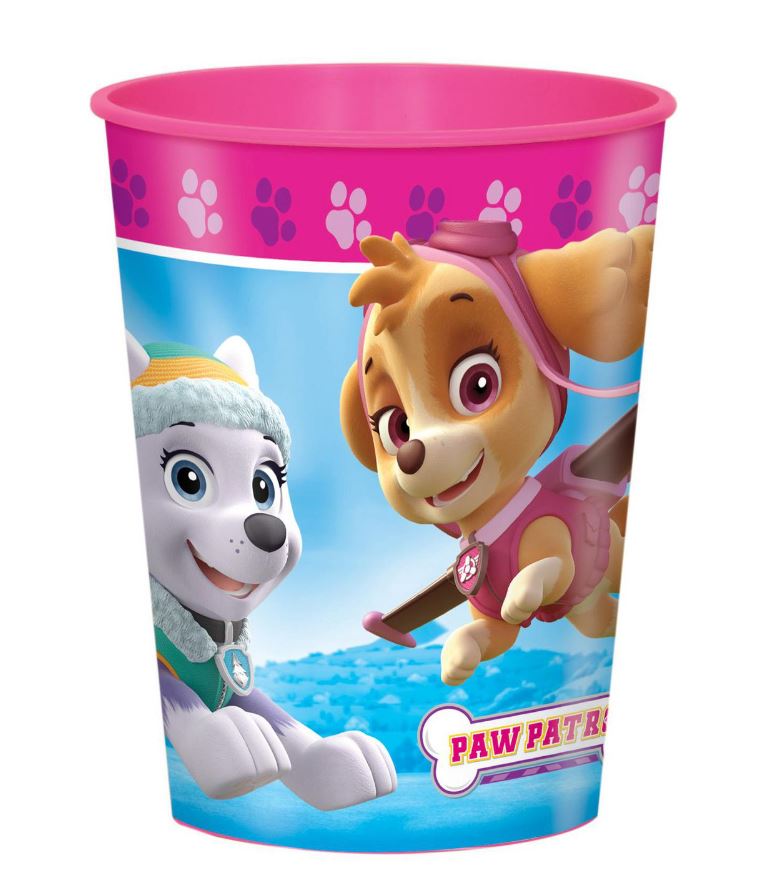 VERRES PAT' PATROUILLE FILLE EN PLASTIQUE