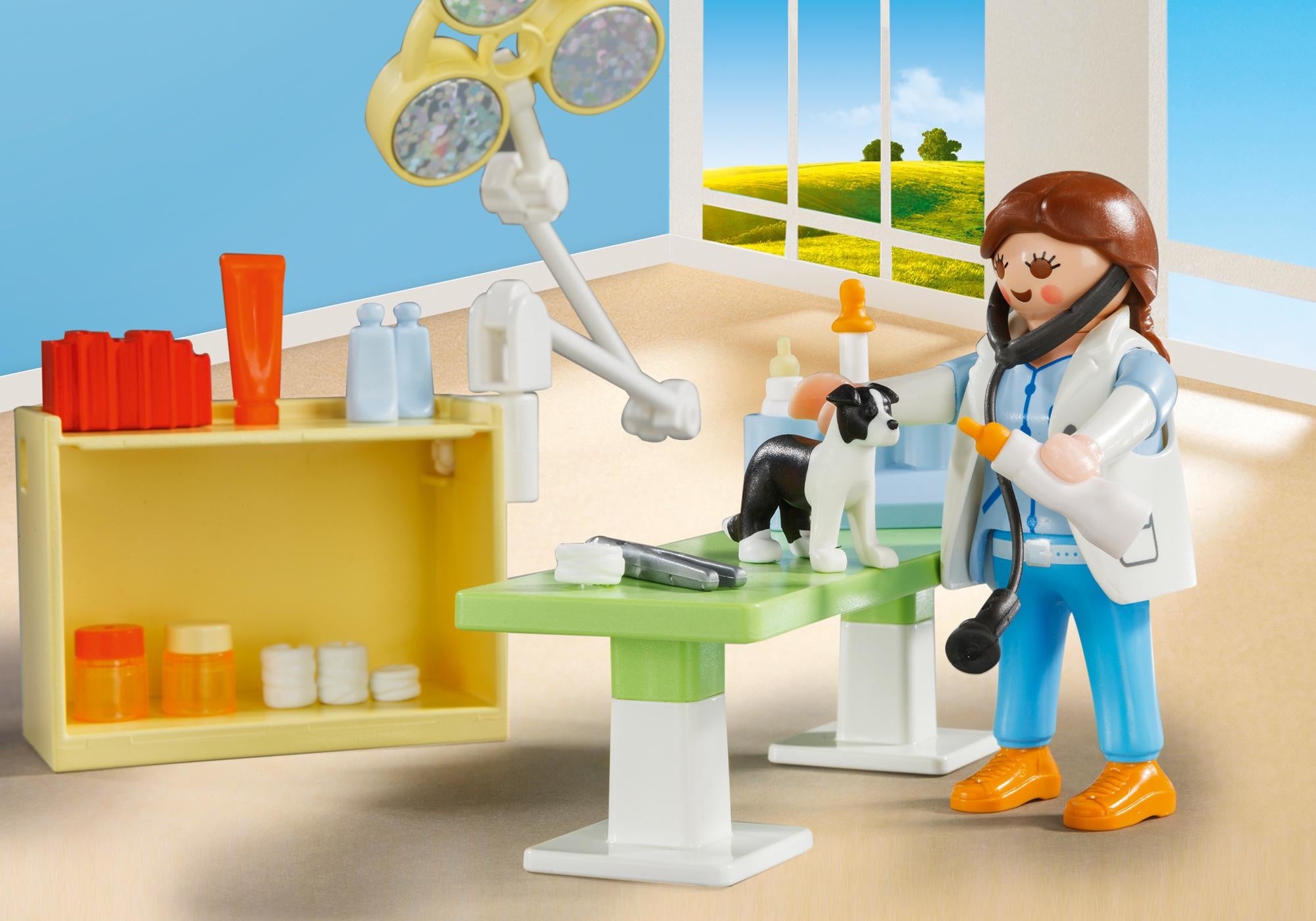 PLAYMOBIL CITY LIFE - VALISETTE TRANSPORTABLE DE VÉTÉRINAIRE #5653