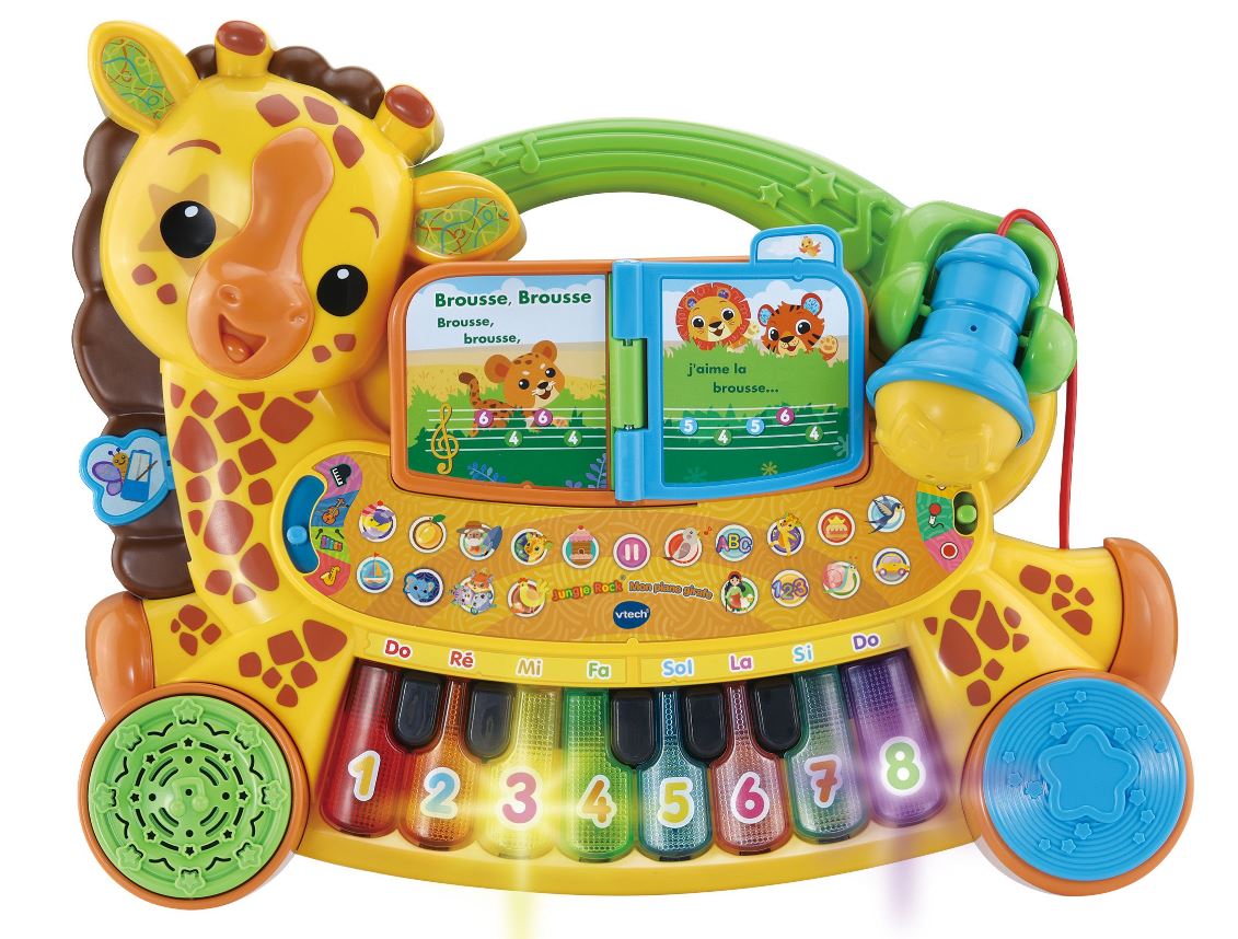 VTECH - JUNGLE ROCK MY GIRAFFE PIANO FRENCH VERSION