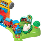 VTECH - SUPER CIRCUIT TRAIN ÉDUCATIF + ADAM TRAIN MARCHAND