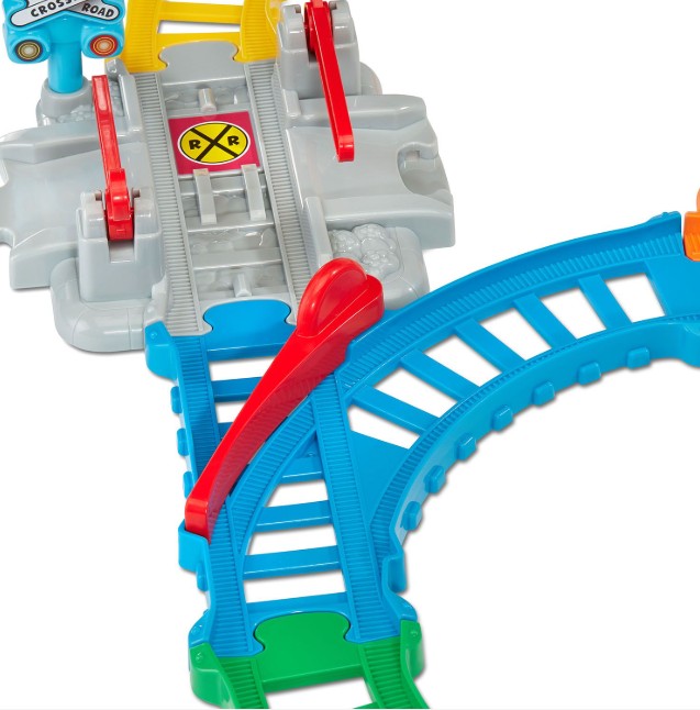 VTECH - SUPER CIRCUIT TRAIN ÉDUCATIF + ADAM TRAIN MARCHAND