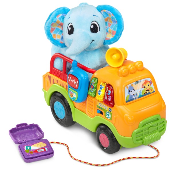 VTECH - CAMION INTERACTIF SOS ÉLÉPHANT (JOUET À TIRER)
