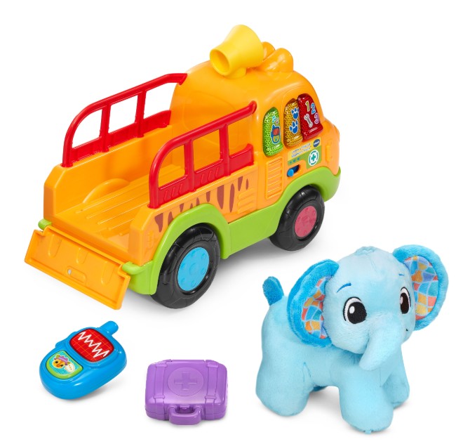 VTECH - CAMION INTERACTIF SOS ÉLÉPHANT (JOUET À TIRER)