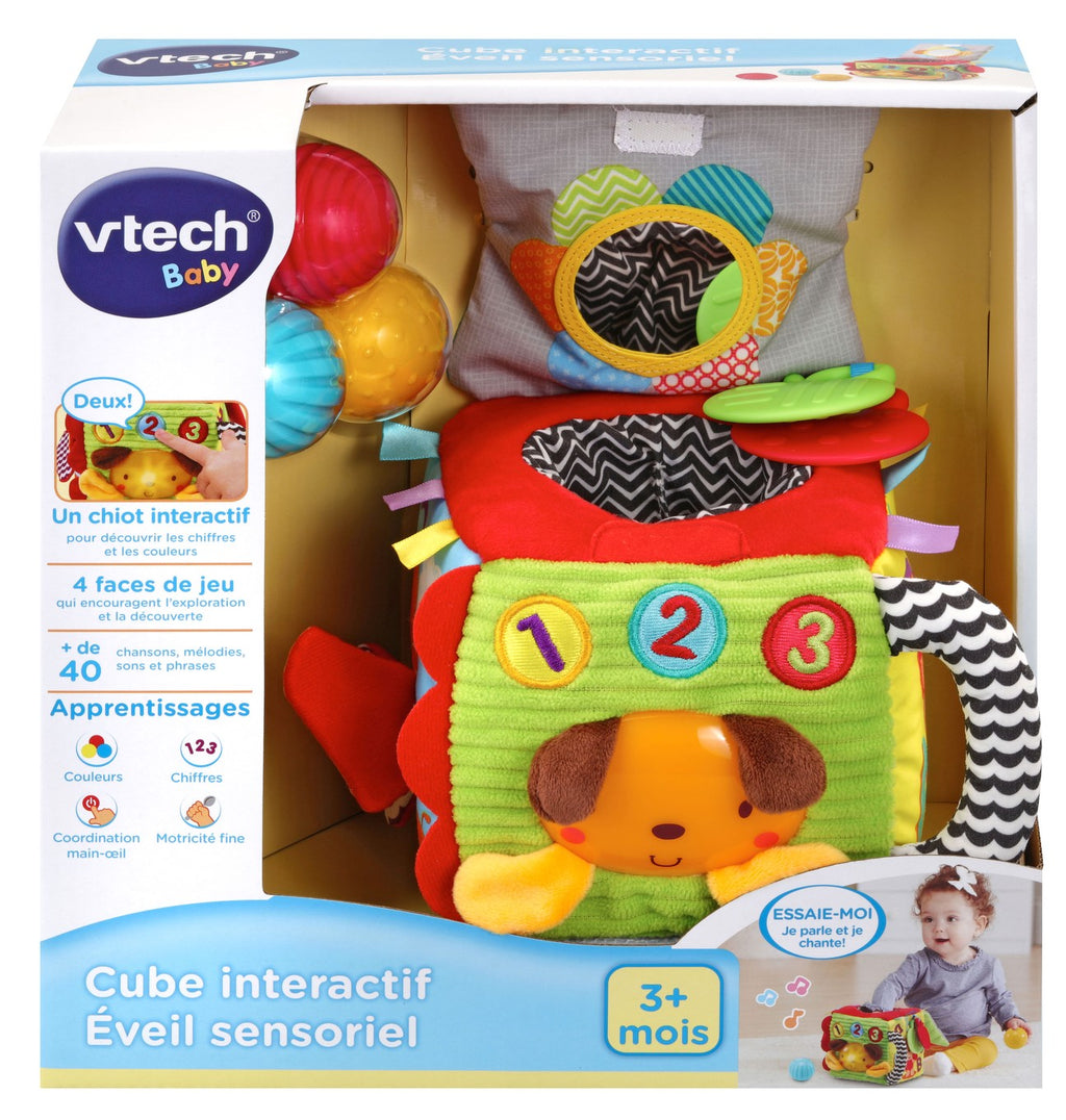 VTECH - CUBE INTERACTIF ÉVEIL SENSORIEL