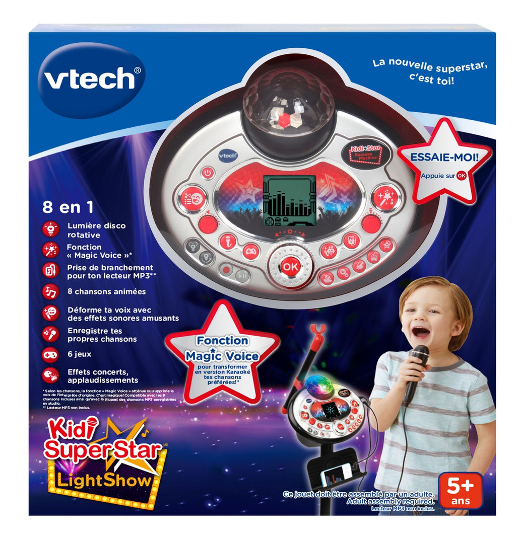 VTECH - KIDI SUPERSTAR LIGHTSHOW NOIR