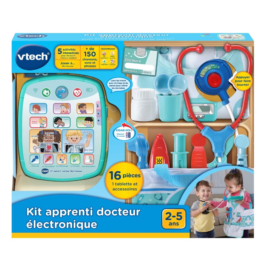 VTECH - KIT APPRENTI DOCTEUR ÉLECTRONIQUE