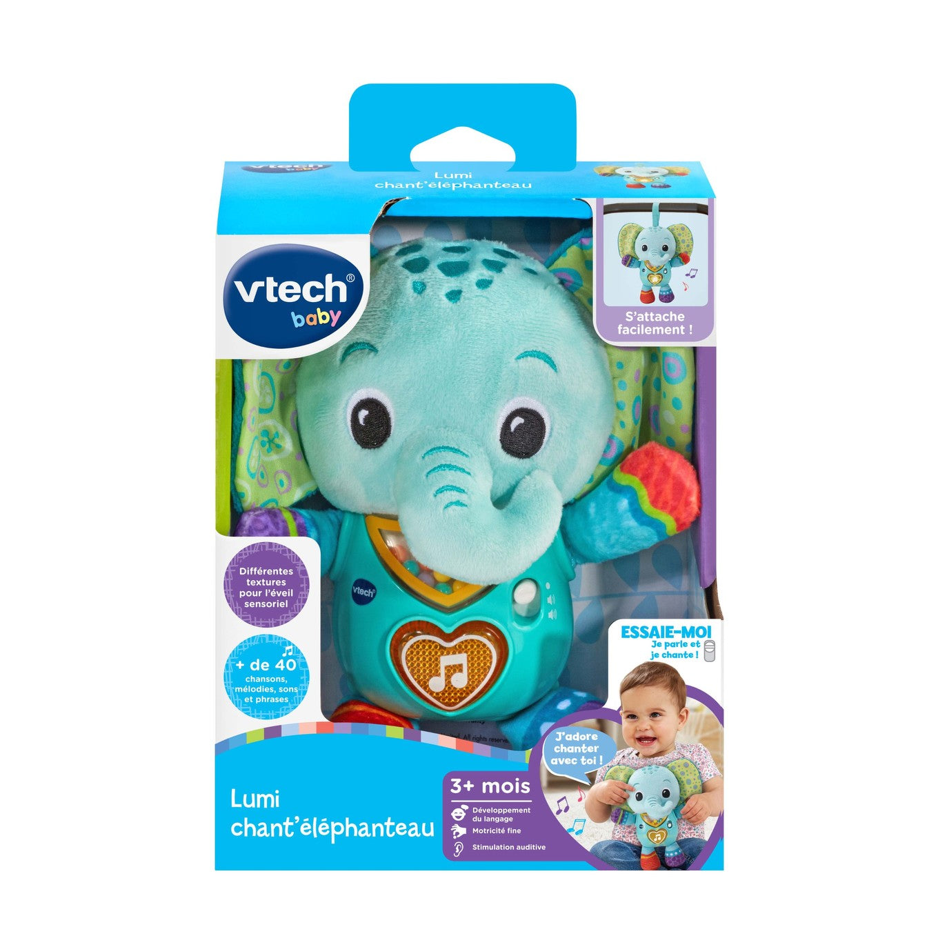 VTECH - LUMI CHANT'ÉLÉPHANTEAU AVEC MUSIQUES