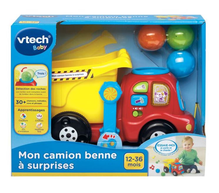 VTECH - MON CAMION-BENNE A SURPRISES (JOUET À TIRER)