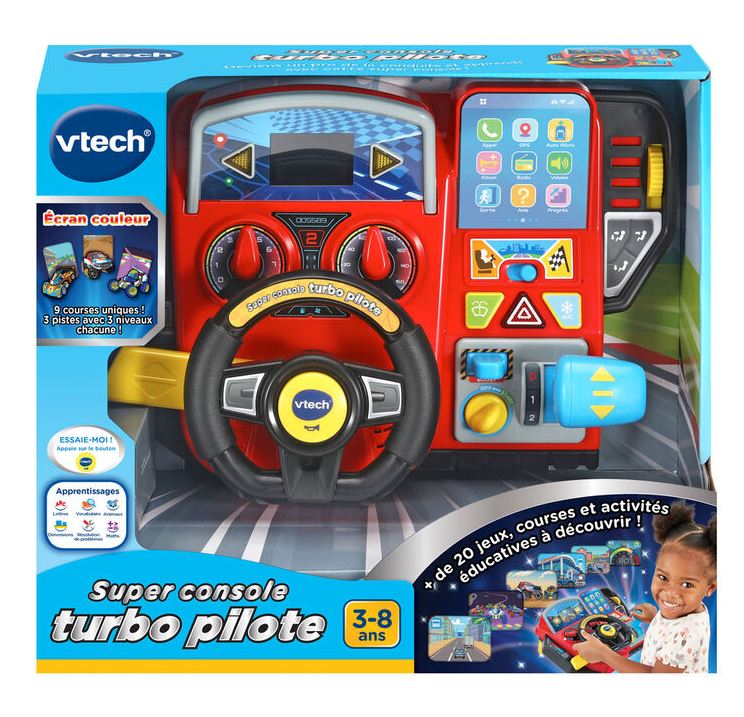 VTECH - SUPER CONSOLE TURBO PILOTE