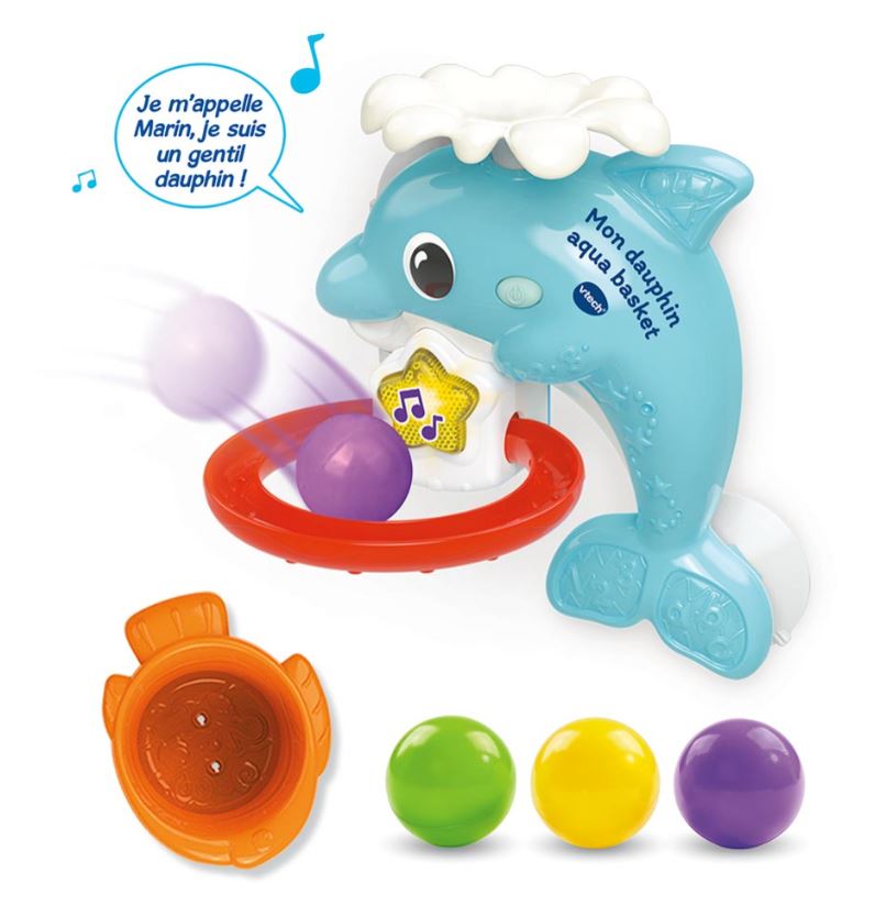VTECH - MY AQUA BASKET DOLPHIN FRENCH VERSION