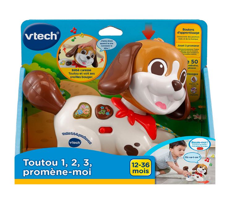 VTECH - TOUTOU 1,2,3 PROMÈNE-MOI