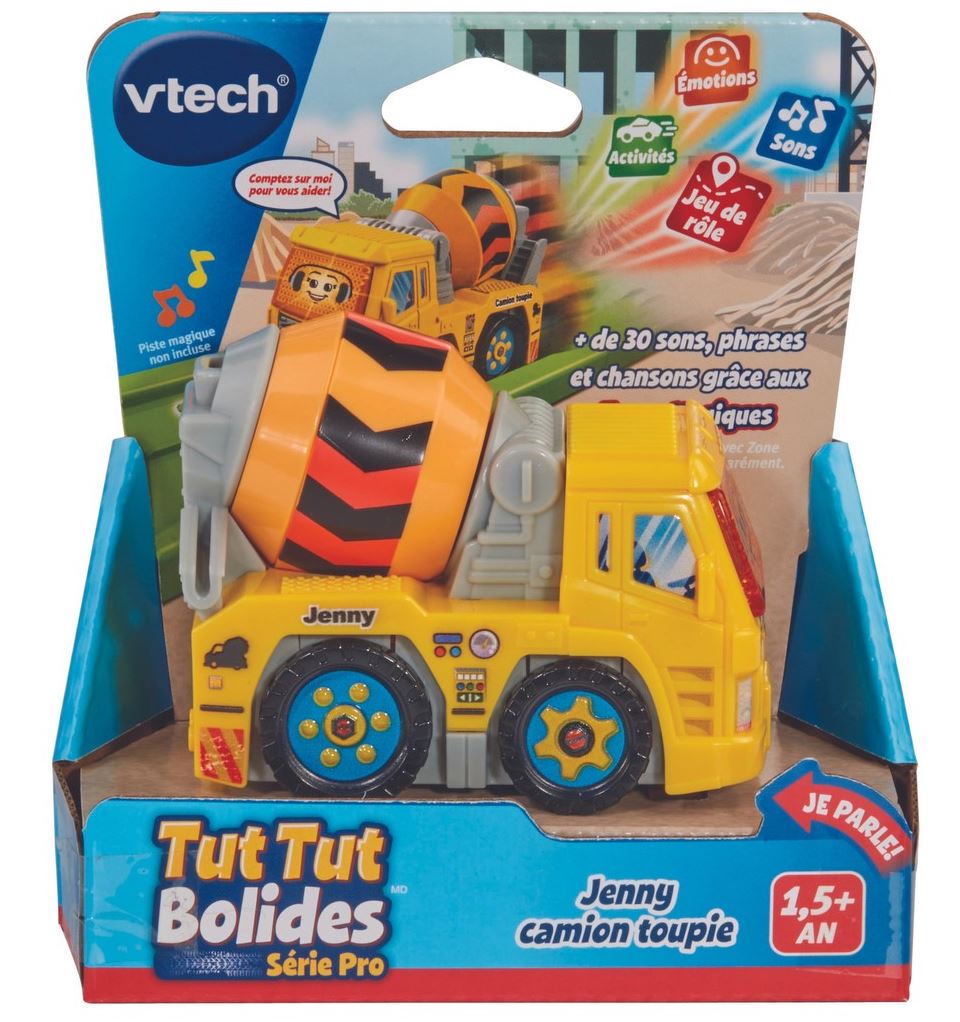 VTECH - TUT TUT BOLIDES JENNY, CEMENT MIXER