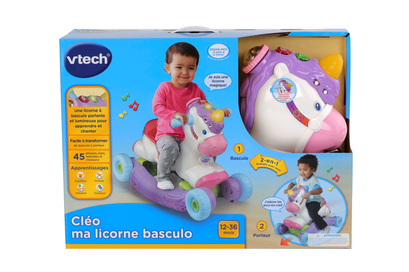 VTECH - CLÉO MA LICORNE BASCULO