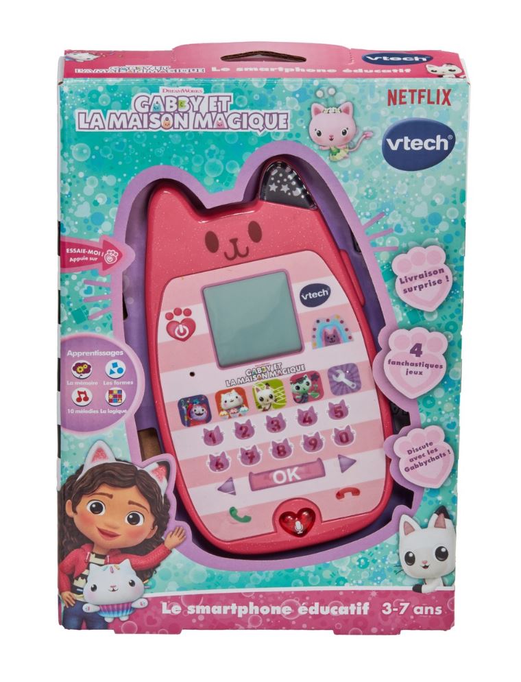 VTECH - GABBY ET LA MAISON MAGIQUE - LE SMARTPHONE ÉDUCATIF