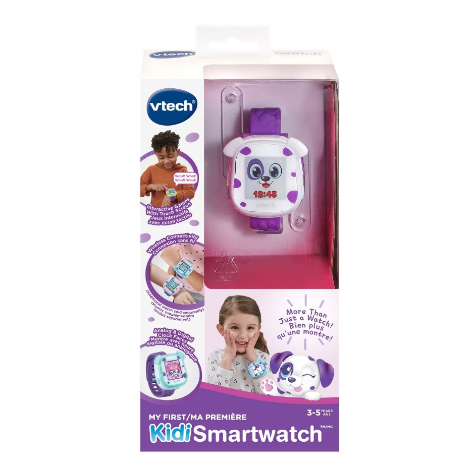 VTECH - MY FIRST KIDI SMARTWATCH - PURPLE/VIOLETTE (MONTRE)