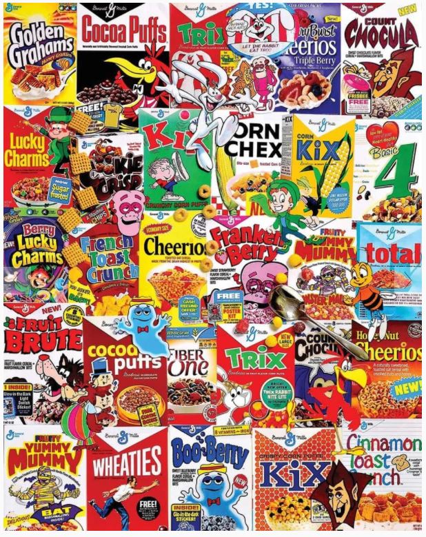 WHITE MOUNTAIN CASSE-TÊTE 1000 PIÈCES - BOÎTES DE CÉRÉALES
