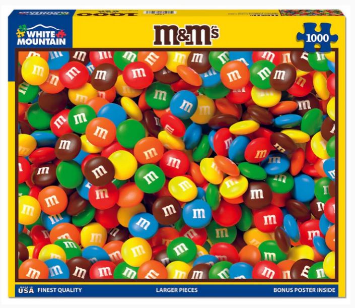 WHITE MOUNTAIN CASSE-TÊTE 1000 PIÈCES (LARGES PIÈCES) - M&M'S #1942