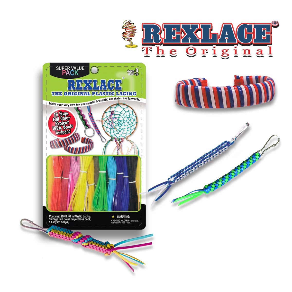 FILS EN PLASTIQUE POUR SCOUBIDOU DE COULEURS ASSORTIES