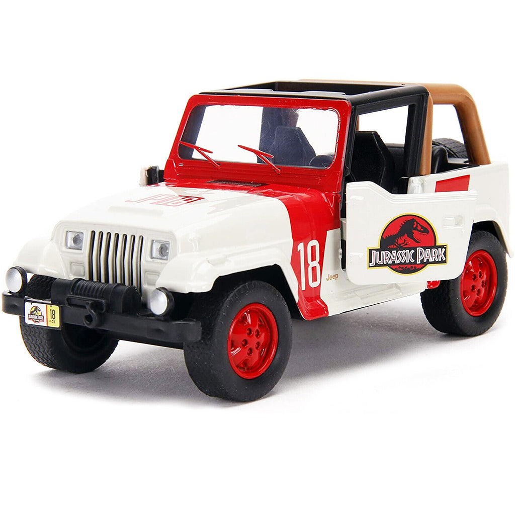 VÉHICULE - JEEP WRANGLER JURASSIC PARK 1:32