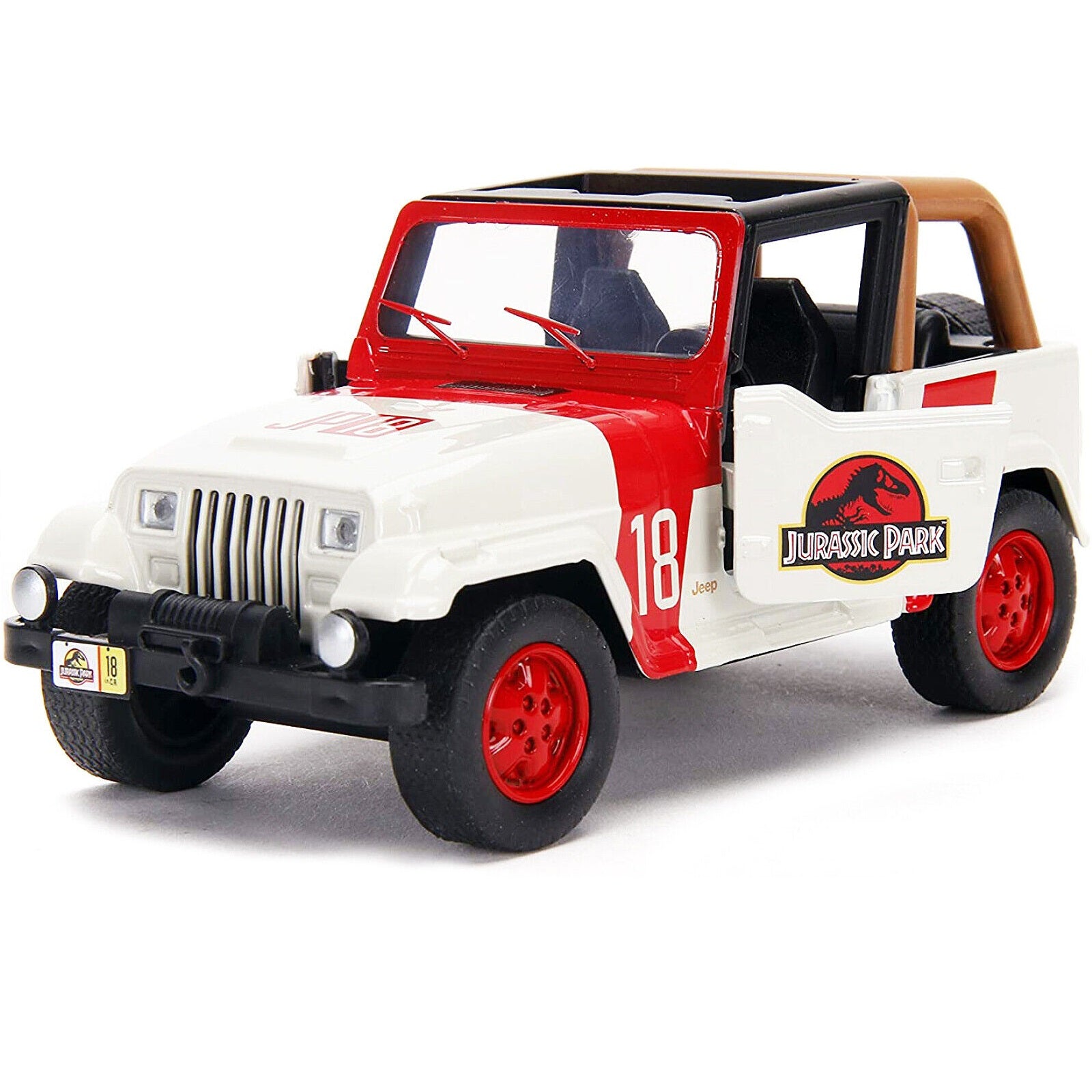 VÉHICULE - JEEP WRANGLER JURASSIC PARK 1:32