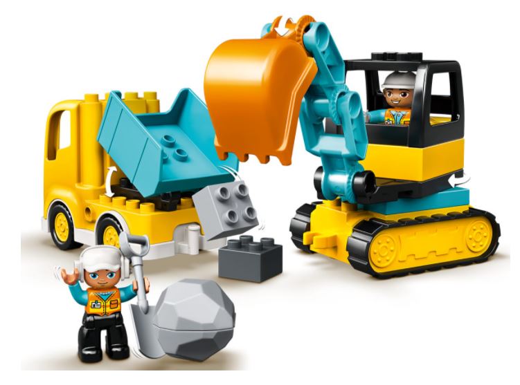 Lego Duplo vrac : cubes, briques, personnages et engins