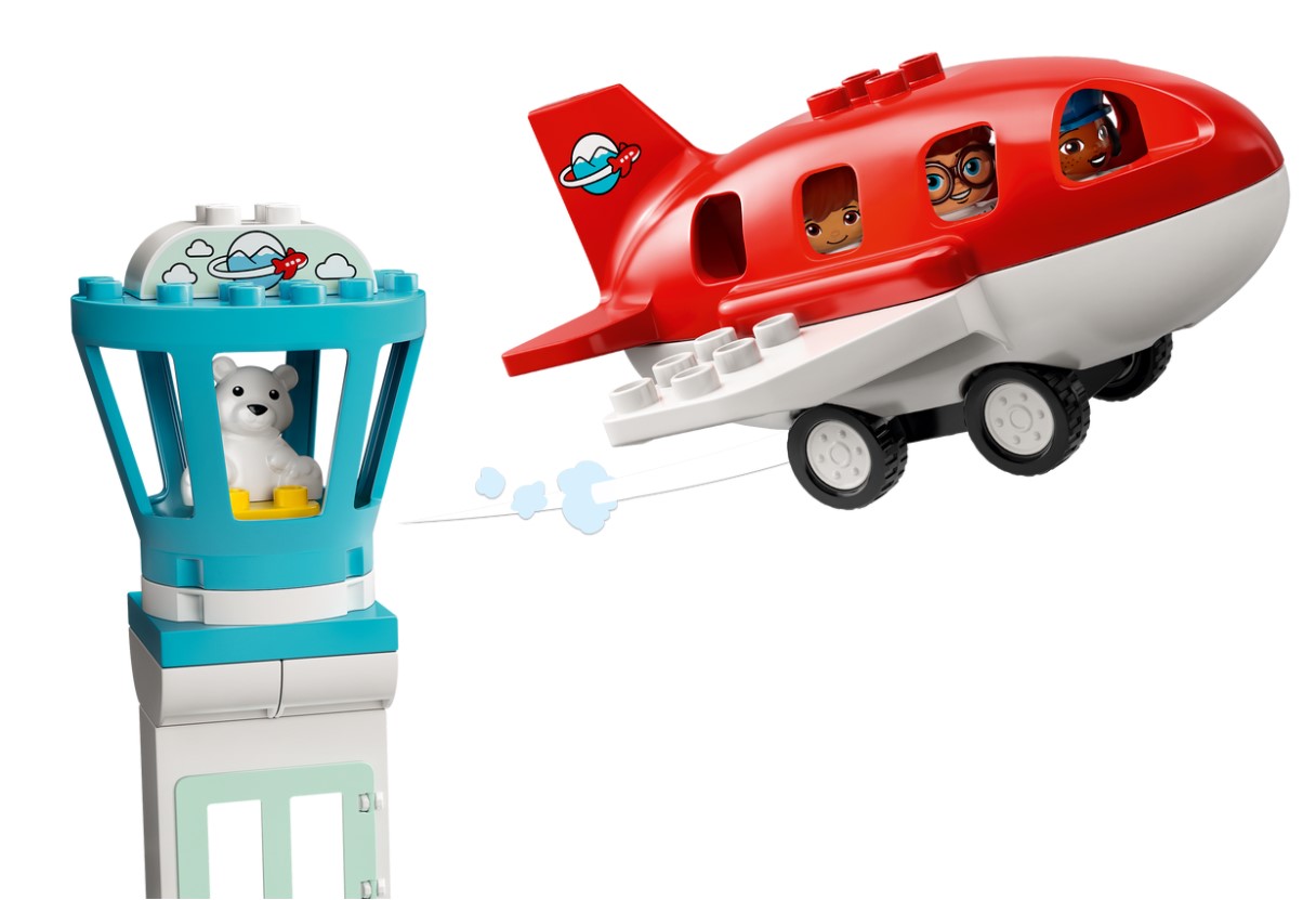 LEGO® 10961 DUPLO® Town Avion et aéroport Jouet Enfant 2 ans avec