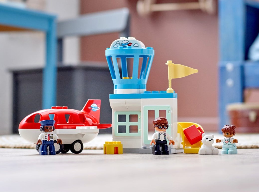 LEGO® 10961 DUPLO® Town Avion et aéroport Jouet Enfant 2 ans avec