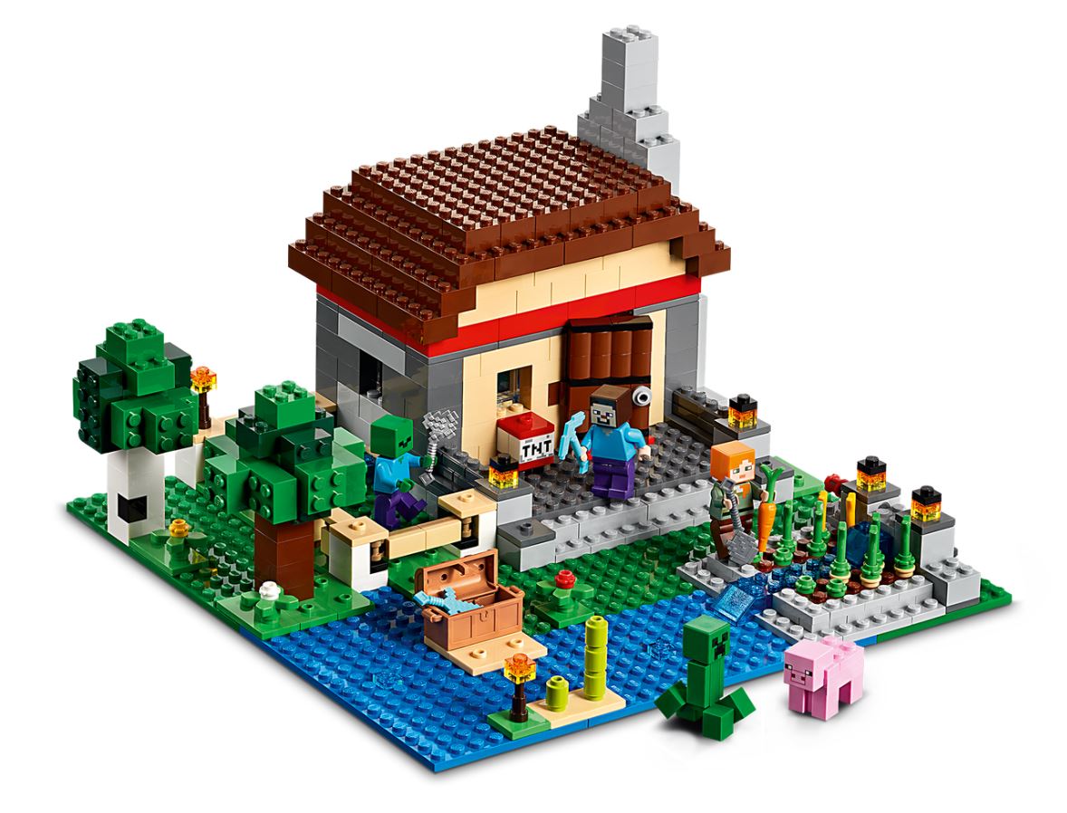 LEGO® Minecraft 21250 La Forteresse du Golem de Fer, Jouet Château