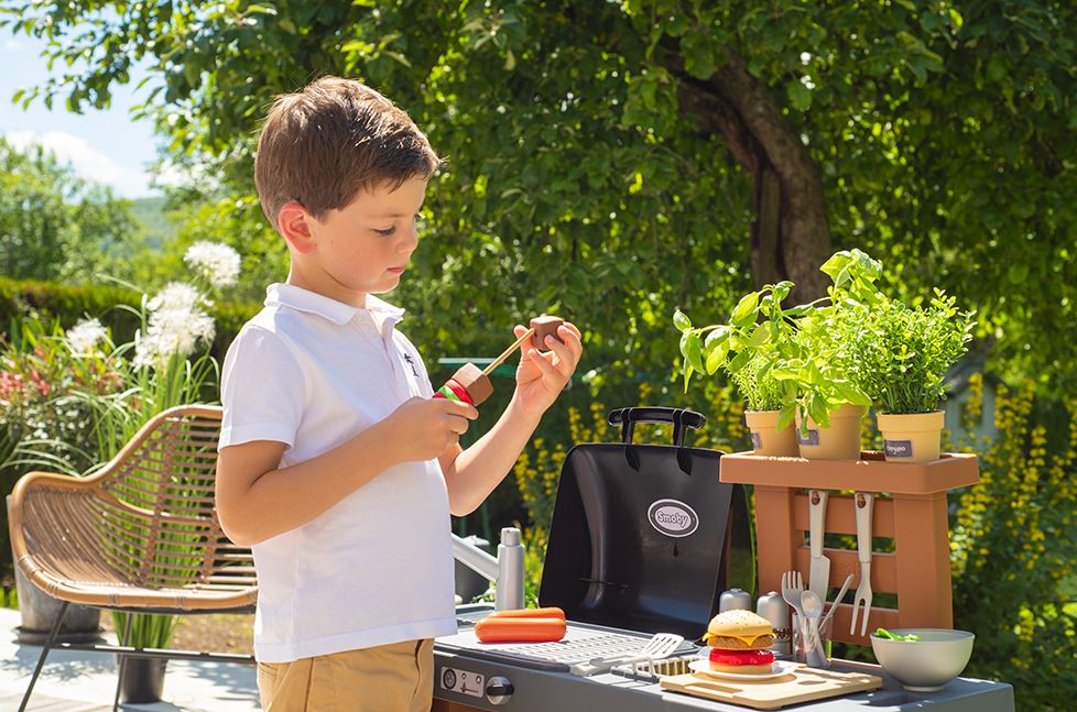 Ensembles Barbecue Jouet Accessoires Jeux pour enfants Rôle Chef