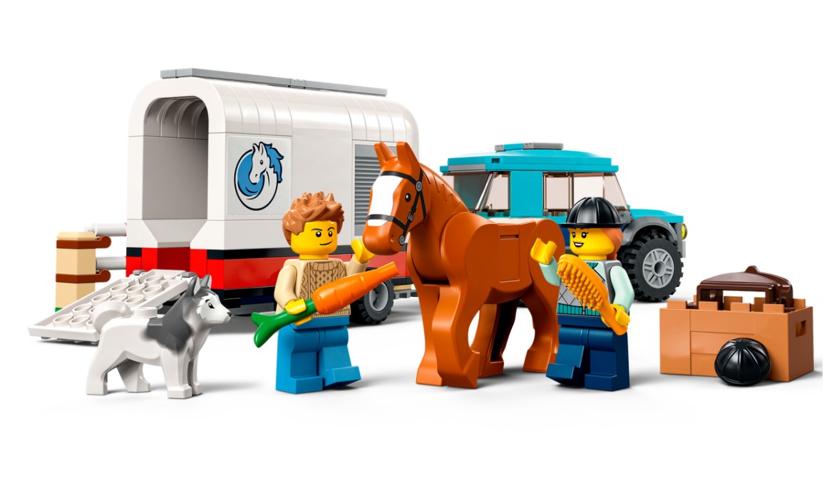 Lego® HOL127 mini figurine City, enfant fille avec queue de cheval