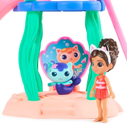 Gabby et la maison magique - Coffret piscine senchationnelle avec figurines  Gabby et Marine poupée