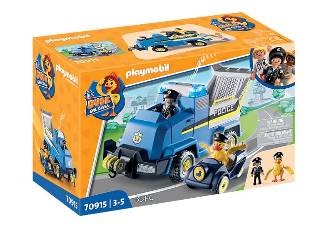 PLAYMOBIL® Figurine policière et animaux Duck on Call 70918