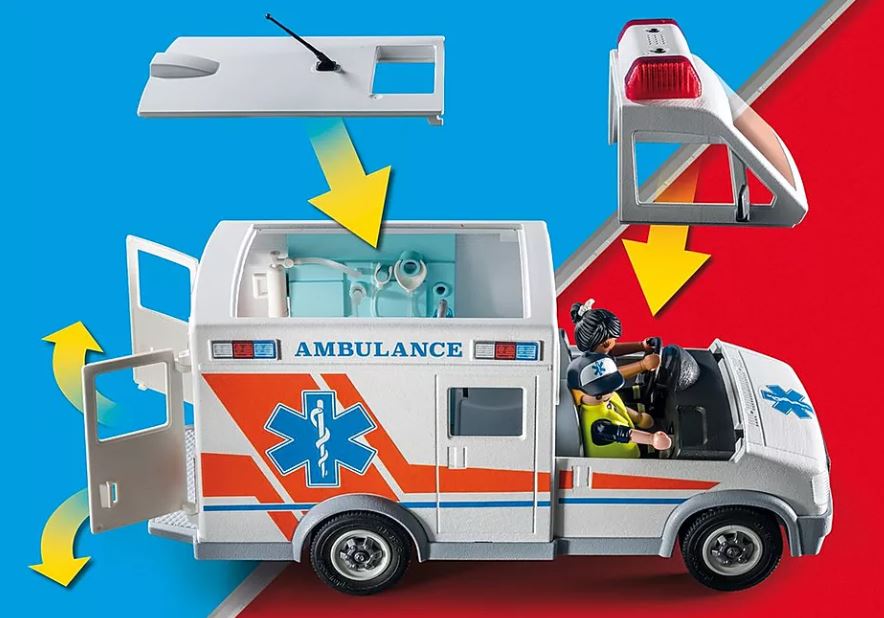Véhicule d'intervention d'urgence ambulance Banque de