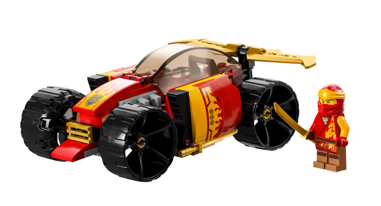 LEGO® NINJAGO 71789 Le Combat en Voiture et en Moto de Kai et Ras, Jouet  Enfants Dès 4 Ans rouge - Lego
