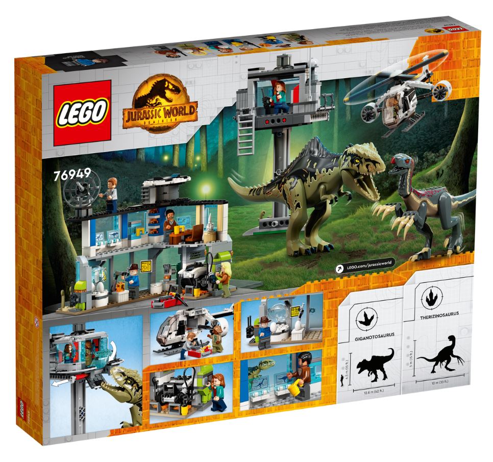 Jouet Dinosaure Compatible avec Lego - 8 Figurines Jurassic World  Jurassique Park - Jeu Enfant 3 à 10 Ans - Brick Toy dinosaures Construction  -Grand Giganotosaure, Tyrannosaure, Tricératops et autres : : Jeux  et Jouets