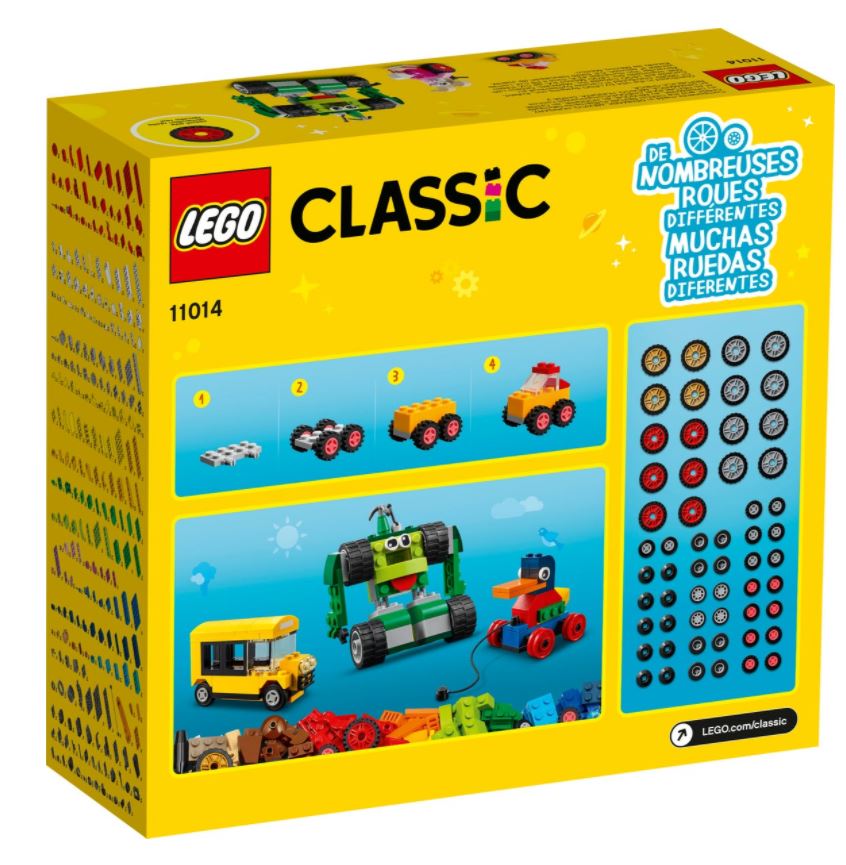 Lego 11014 classic briques et roues premier jeu de construction