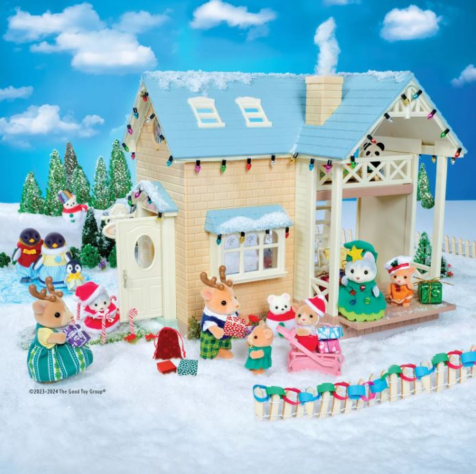 CALICO CRITTERS - COFFRET CADEAU MAISON BLUEBELL (COTTAGE) - POUPÉES ...